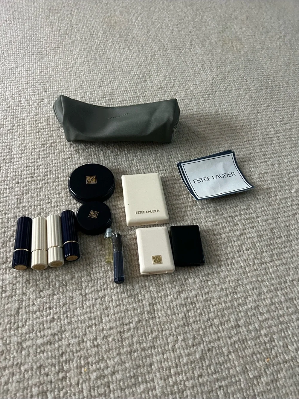 Vintage Estee Lauder Pink Blush & Cheek Duo - Travel Makeup Set